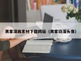 怀化黑客漫画素材下载网站（黑客动漫头像）